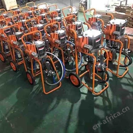 高压铸造无气喷涂机 择众环氧油漆防腐漆喷涂 移动方便