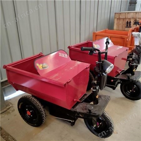 择众建筑用电动灰斗车 拉灰用手推车 小型翻斗车