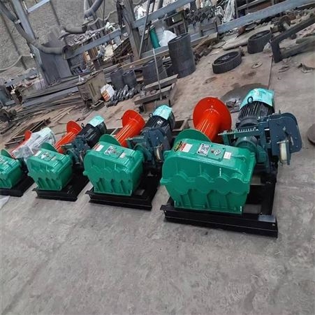 择众小型多功能电动卷扬机 单滚筒变频调速 3吨慢速起重机