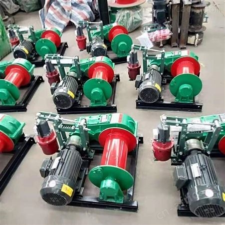 择众小型多功能电动卷扬机 单滚筒变频调速 3吨慢速起重机