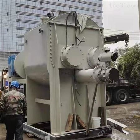 出售500L卧式螺带混合机 二手大型卧式混合机 不锈钢双轴混合机现货