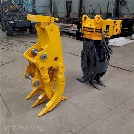 择众 挖掘机抓木机 360°液压旋转 20型开口尺寸大灵活