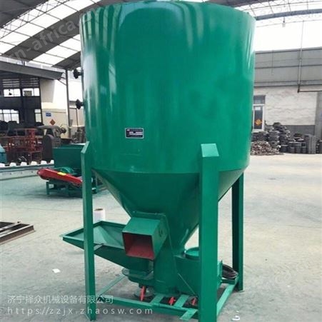 饲料搅拌机 养殖用多功能 500型粉碎搅拌一体机 择众