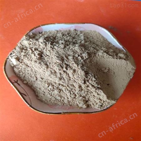 乾富厂家供应白色 黄色膨润土 打桩用膨润土