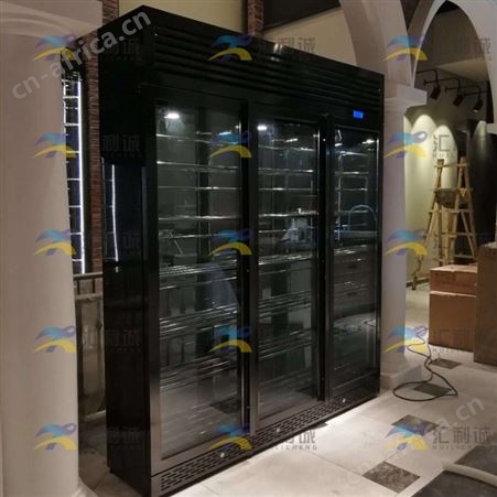 家用客厅展示酒柜 金属不锈钢酒柜隔断 酒窖工程定制