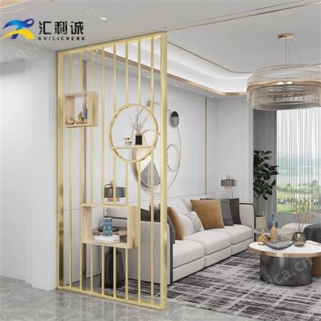 餐厅屏风定制 钛金异型不锈钢屏风定制 金属加工