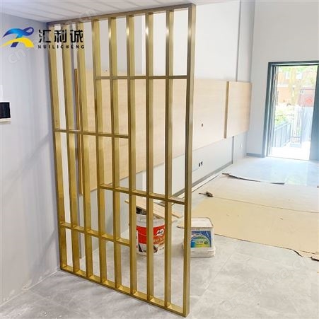清远酒店大堂中式屏风隔断 镂空激光屏风定制