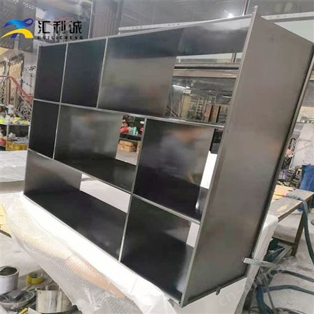 珠海金色不锈钢书架办公室高级书架 书架生产厂家