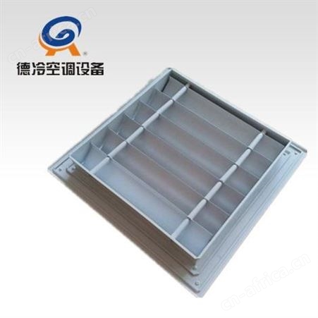 德冷空调生产400400铝合金百叶窗通风口 安装于外墙防雨