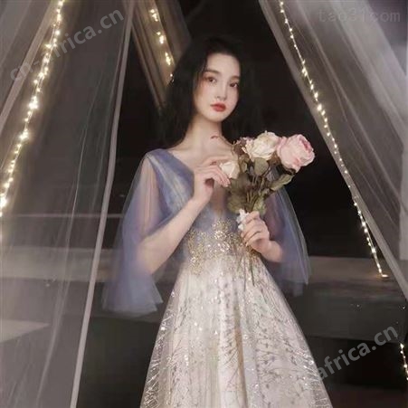 洋装小晚礼服裙女2021新款宴会气质显瘦名媛轻奢小众平时可穿