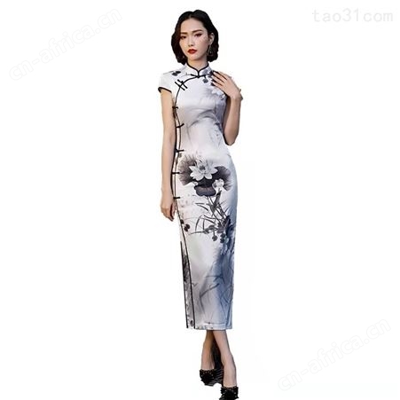 三八节旗袍走秀化妆造型租赁演出服