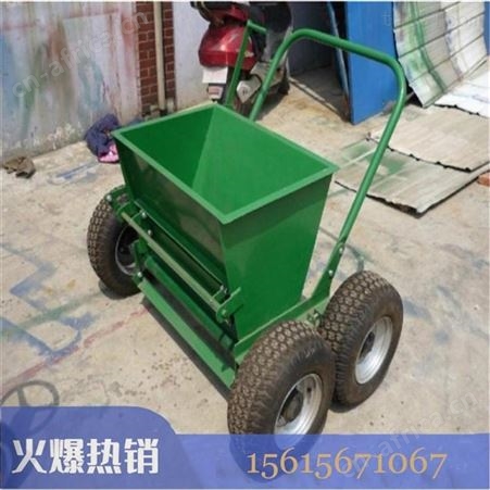 汇鑫塑胶跑道人造草坪充沙机 手推草坪充沙机