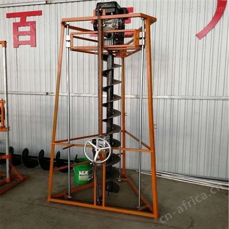 汇鑫厂家生产三脚架挖坑机 电线杆光伏植树钻孔机 大马力挖树坑钻机