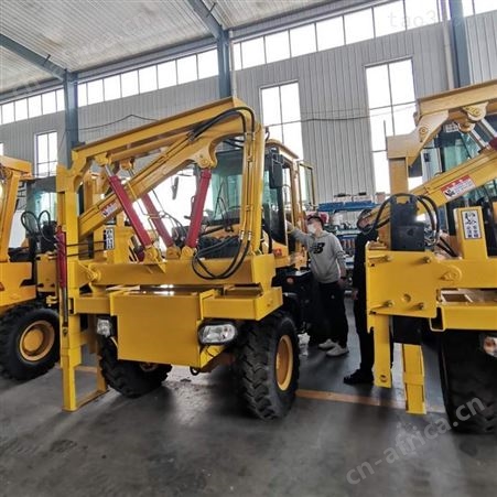 汇鑫926型护栏打桩机 打拔钻一体 936率打桩机