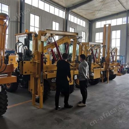 汇鑫926型护栏打桩机 打拔钻一体 936率打桩机