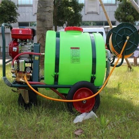 汇鑫生产汽油果园手推式打药机 150升手推汽油打药机消毒机