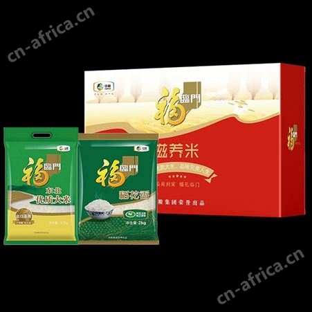 中粮 福临门滋养米礼盒 美泽四川礼品定制 礼品店货源 MY-SHWC-Y-L5-59