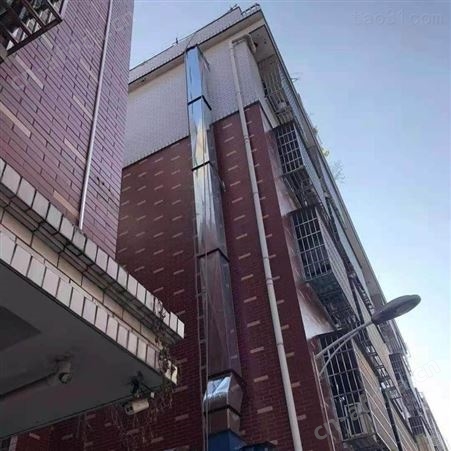 义乌市安装餐饮油烟机 安装油烟管道 义乌定做白铁皮通风管道