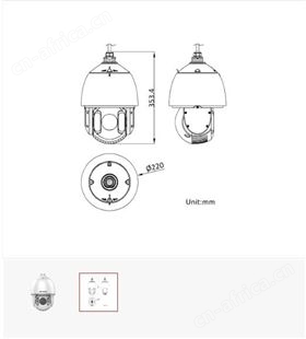 200万7寸红外星光球机海康威视DS-2DC7223IW-AE承接工程布线施工