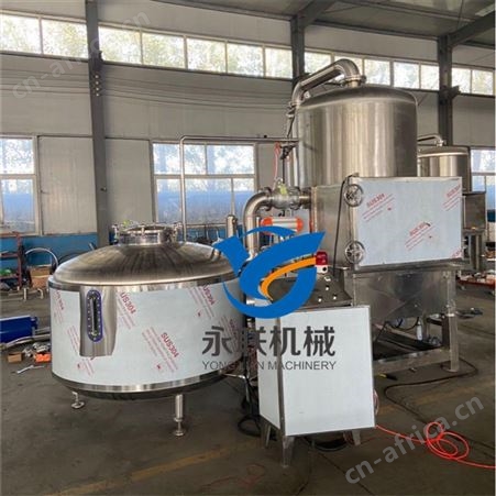秋葵薯条油炸机 果蔬脆片速冻前处理加工设备 黄秋葵段真空油炸机