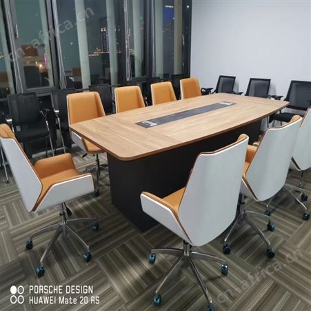 现代简约会议桌 定制板式简约会议桌 办公家具生产厂家 旭峰家具 现货供应