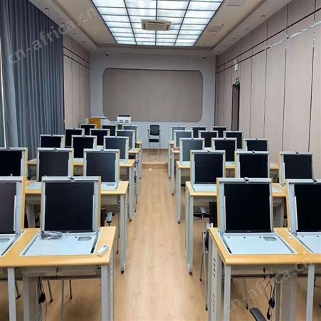 教师翻转电脑桌 学生电脑培训桌 机房电教室 机房电脑桌 量大从优