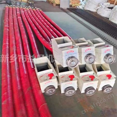 岳阳煤灰蛟龙上料机益民机械管式螺旋输送机YML玉米软管吸粮机