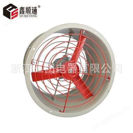 顺通CBF BAF -400-220/380工业排风机轴流风扇管道式防爆排风扇通风机