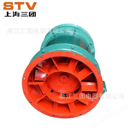 三团矿用防爆轴流式局部通风机YBT系列FBY-11Kw隔爆型轴流局部通风机