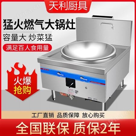 南阳 谁与争锋节能灶 双炒单温灶 燃气猛火灶拉锅熄火双炒灶大锅灶