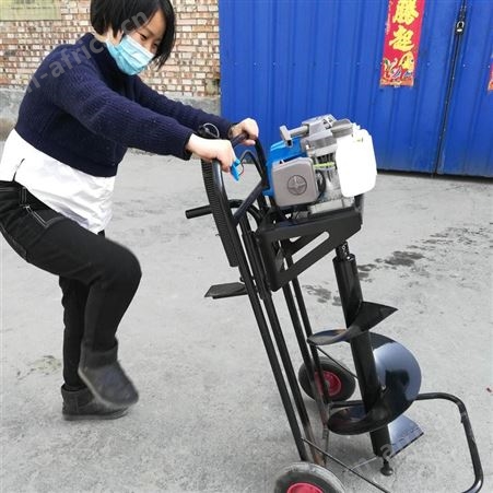 植树打洞机按压脚踩简单迅捷