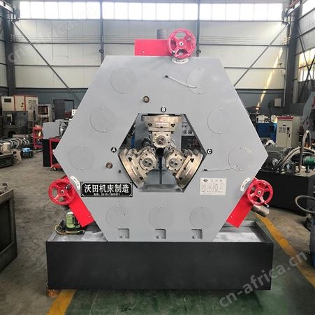 三轴滚丝机全自动滚丝机中空锚杆滚牙机管螺纹加工
