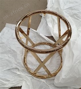 玫瑰金不锈钢酒架  厂家供应欧式不锈钢茶几 钛金茶几脚