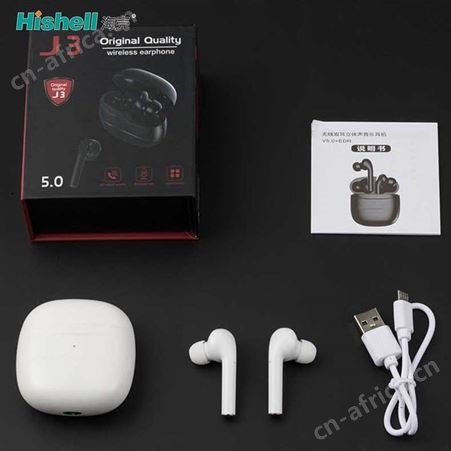 海壳通用立体声无线耳麦厂家定制蓝牙耳机半入耳式运动蓝牙耳机