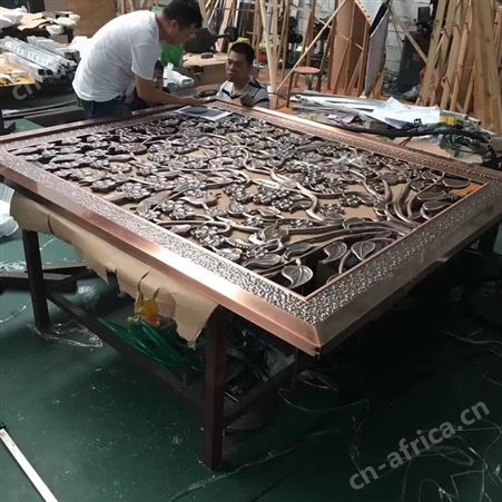 不锈钢镂空雕花格屏风  时尚简约/简易大方不锈钢屏风加工定制