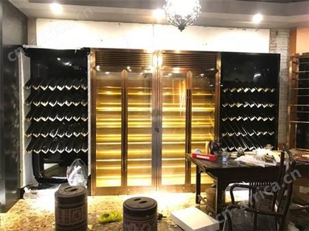 臻佳不锈钢酒柜 中式恒温酒柜厂家定制