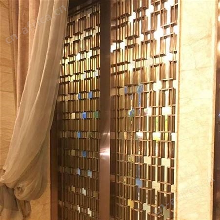 定制不锈钢花格厂家不锈钢屏风装饰隔断