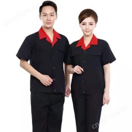 工作服 短袖白大褂 现货批发 烁亿纺织