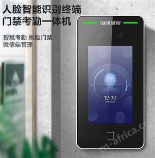 海康人脸门禁考勤一体机DS-K1T341M刷脸识别可视门铃远程开锁