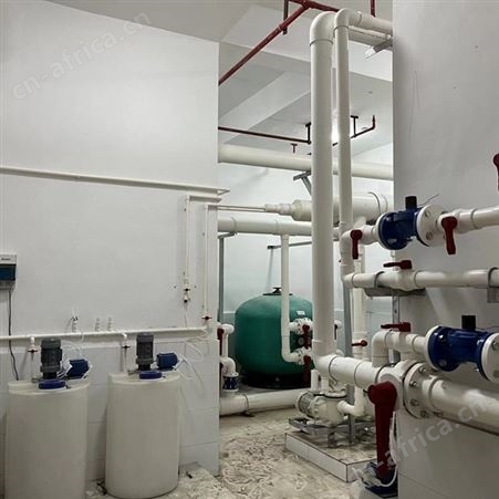 侧出纤维沙缸过滤器泳池水循环过处理设备 海润水处理设备
