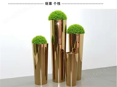 304不锈钢花盆 西宁中式景观花盆供货商