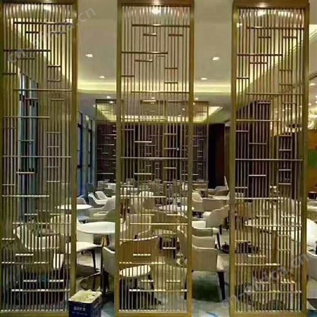 玫瑰金艺术屏风 厦门写字楼屏风