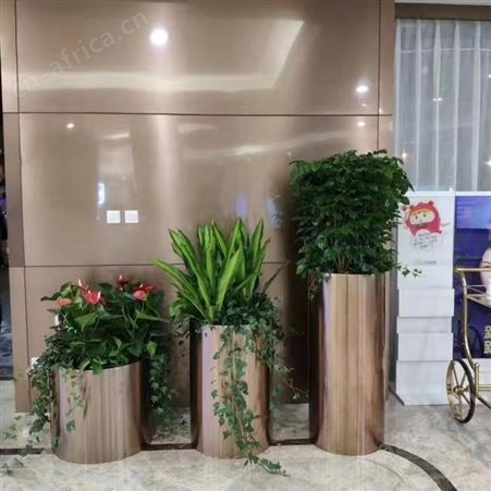 北欧宜家室内外花箱 南京不锈钢花盆定制