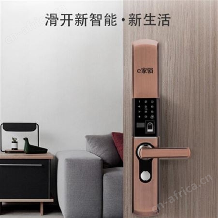 e家锁 指纹密码锁 防盗智能滑盖推拉式刷卡电子锁 可OEM 宏涛电子