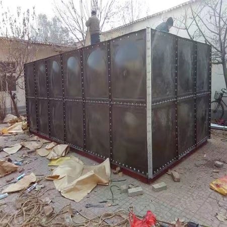 顺征 搪瓷钢板水箱 方形装配式安装 人防消防储水 定制
