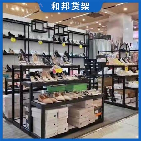 定制精品展示架玻璃珠宝首饰品展览柜 钢化玻璃衣服包包鞋展示柜