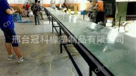 厂家快递物流pvc绿色分拣机输送带输送机