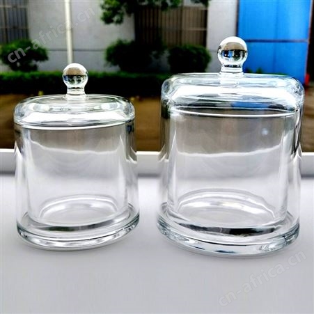金钟罩蜡烛杯 晶石香薰容器带 透明玻璃罩 蜡烛罐 蜡烛台