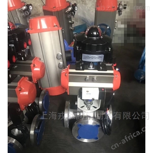 气动不锈钢T型三通球阀
