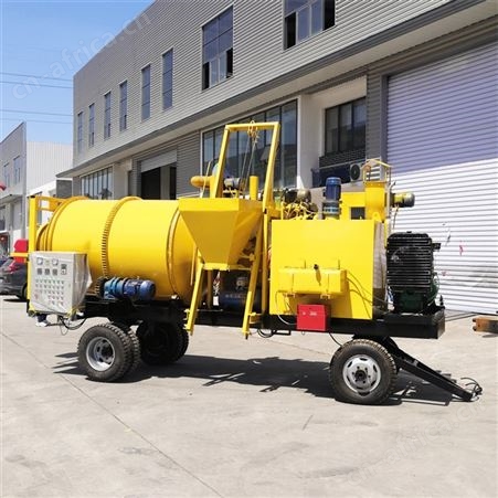 3.5立方沥青搅拌机 定做路面再生搅拌车 废旧混凝土移动式拌合机